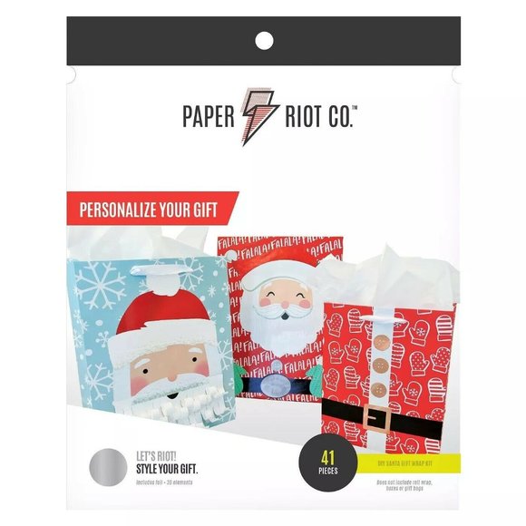 Paper Riot Co. Christmas Tree Decorative Wall Art Santa Gift Craft Book Set 2 - Picture 5 of 8